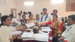 Nagpur: Maharashtra Congress President Nana Patole files his nomination from the Sakoli Assembly constituency for the Maharashtra Assembly elections in Nagpur on Tuesday October 29, 2024. (Photo: IANS)