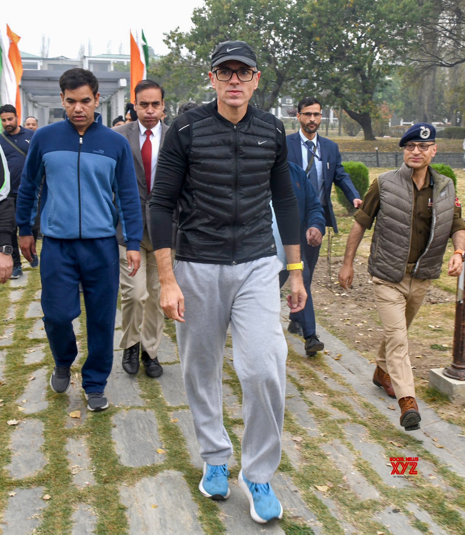 Srinagar: Jammu & Kashmir Chief Minister Omar Abdullah flags off the "Run for Unity" #Gallery