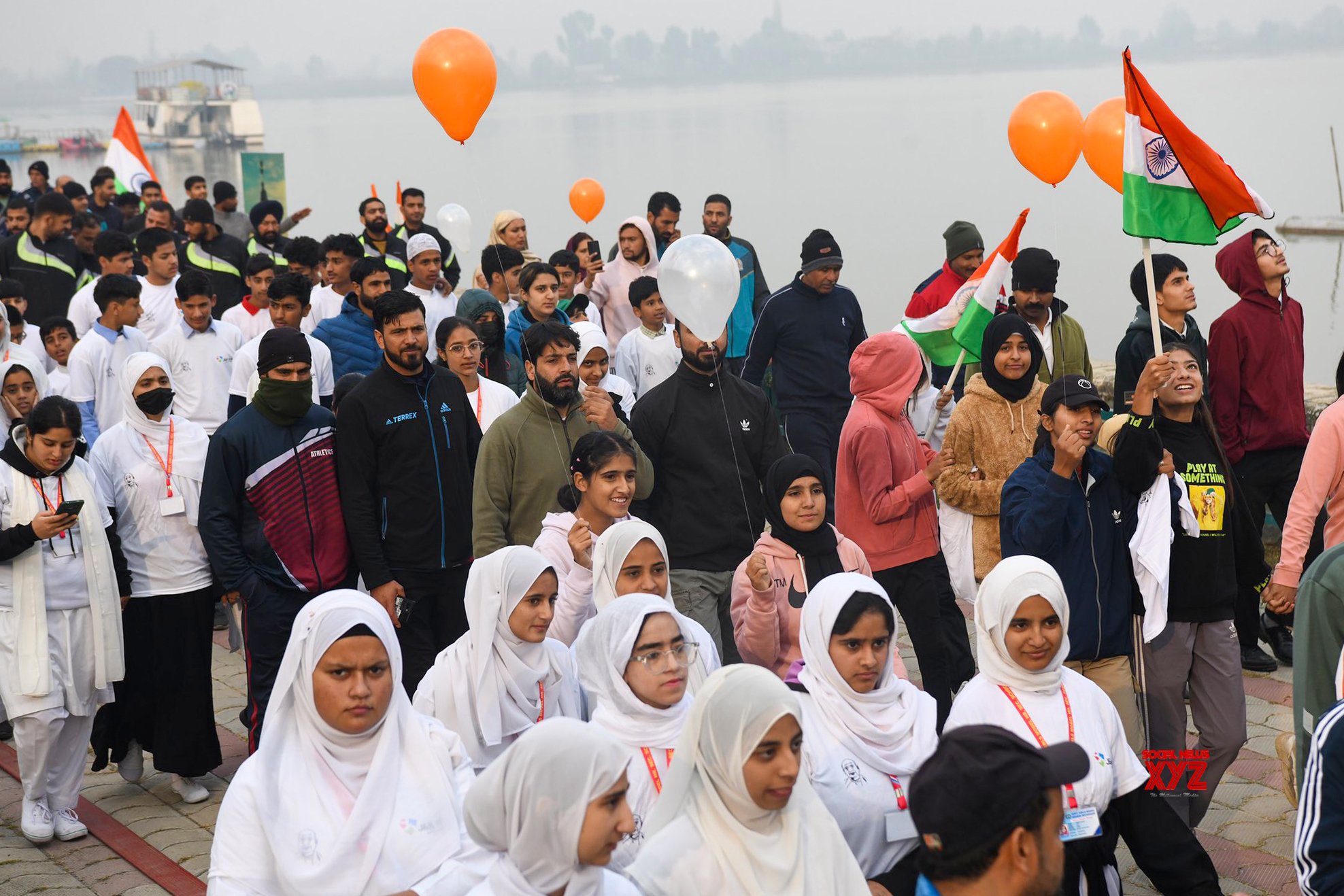 Srinagar: Participants take part in the "Run for Unity" on National Unity Day #Gallery