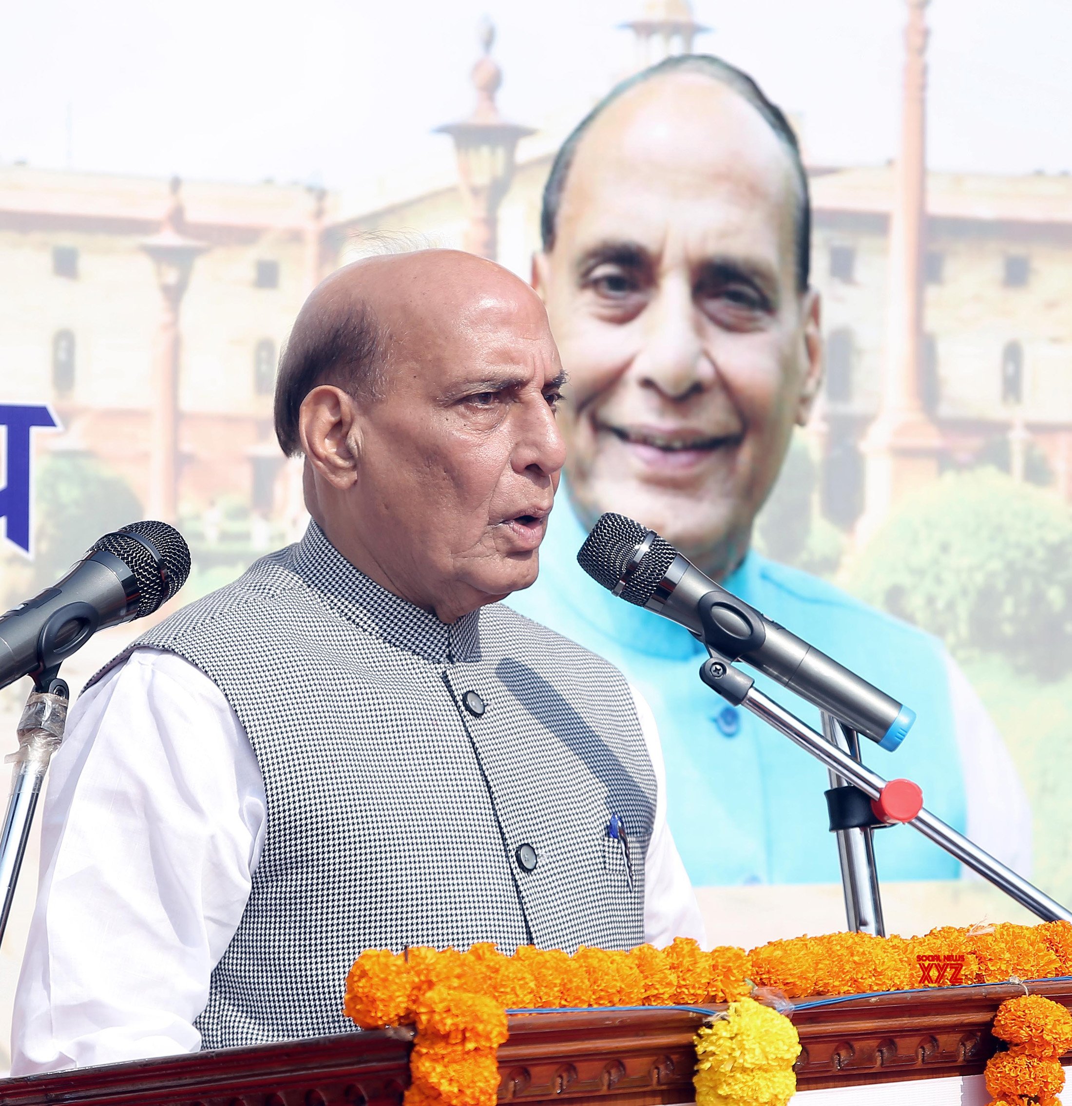 Nueva Delhi: Ministro de la Unión, Rajnath Singh 