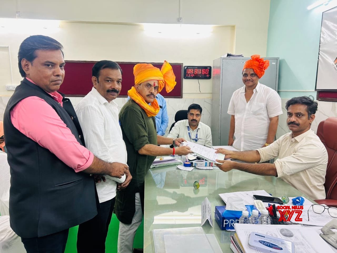 Mumbai: Shiv Sena candidate - Sanjay Nirupam files his nomination #Gallery