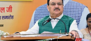 New Delhi: Union Minister and BJP Chief JP Nadda addresses on the occasion of 'Rashtriya Ekta Diwas' in New Delhi on Wednesday, October 30, 2024. (Photo: IANS)