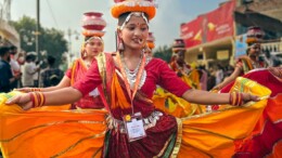 Ayodhya: Dancers perform ahead of the Deepotsav celebrations in Ayodhya on Wednesday, October 30, 2024. (Photo: IANS/@uptourismgov)