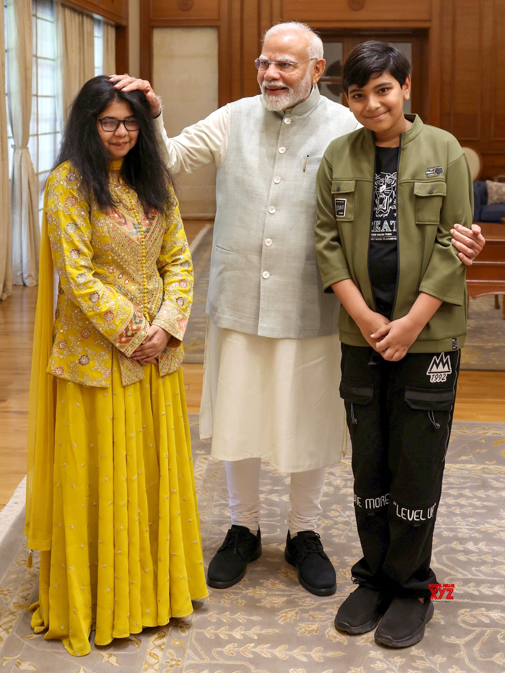 Nueva Delhi: el ministro de la Unión, Chirag Paswan, junto con su familia, se reunieron con el primer ministro Narendra Modi #Galería