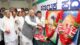 Bengaluru: Congress National President Mallikarjun Kharge pays floral tribute to former PM Indira Gandhi and former Deputy PM Sardar Vallabhbhai Patel #Gallery