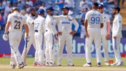 Pune: Indian players on day three of the second cricket Test match between India and New Zealand at the Maharashtra Cricket Association Stadium in Pune on Saturday, October 26, 2024. (Photo: IANS/@BCCI)