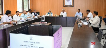 Patna: Bihar Chief Minister Nitish Kumar held a review meeting on rice procurement, emphasizing the importance of ensuring smooth and efficient operations in Patna on Friday, November 01, 2024. (Photo: IANS)