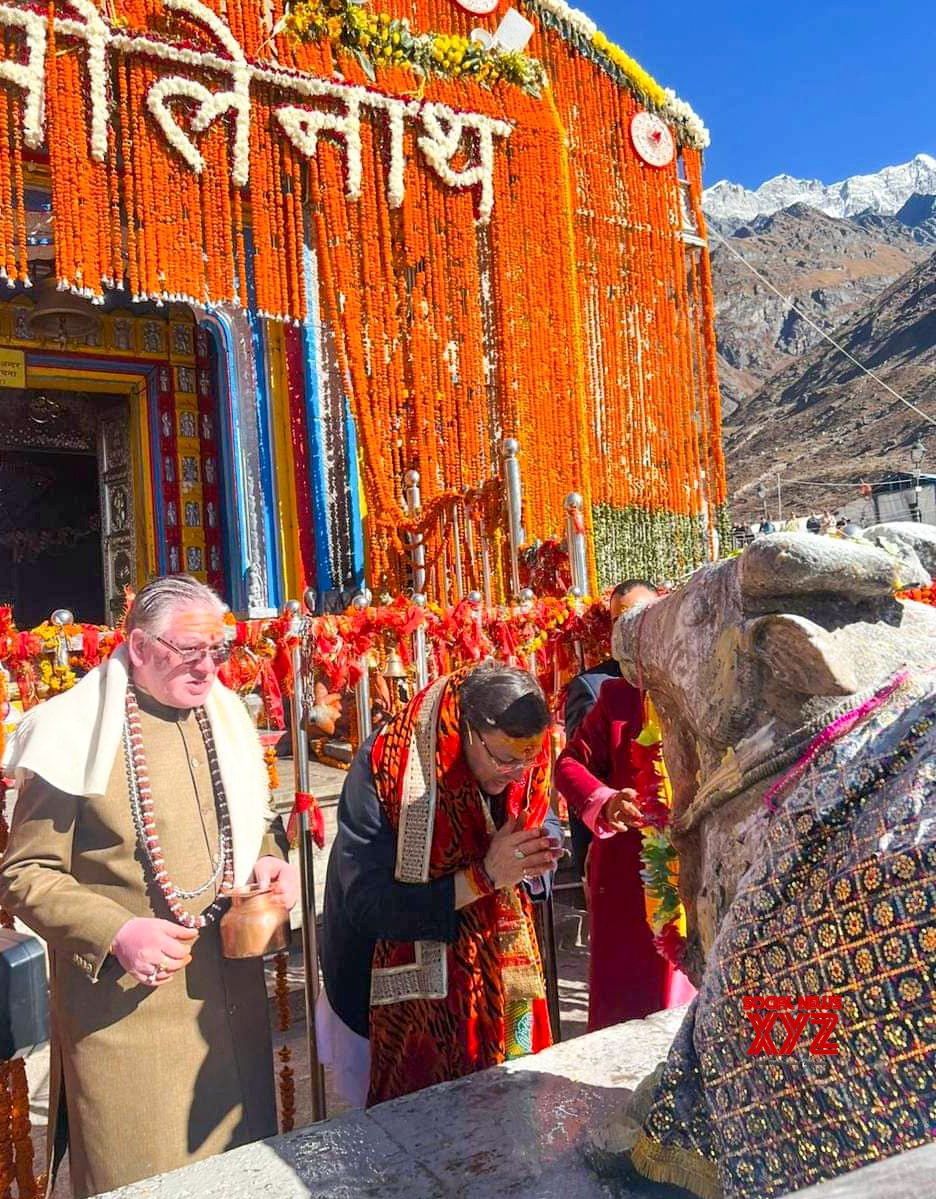 Rudraprayag: Uttarakhand CM Pushkar Singh Dhami offers prayer at Kedarnath Dham #Gallery