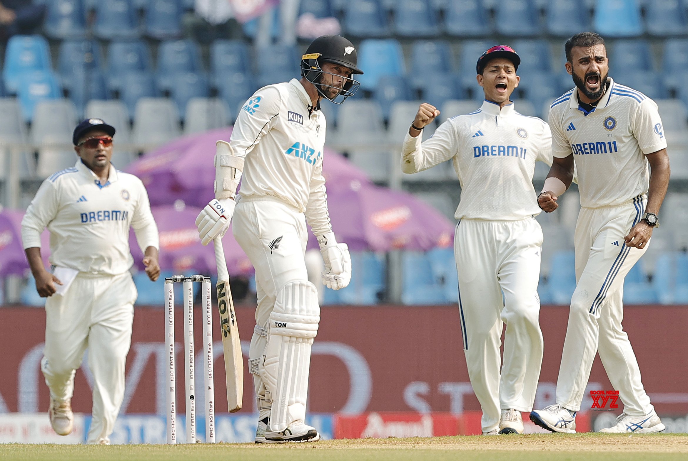 Mumbai: primer día del tercer Test Match entre India y Nueva Zelanda #Galería