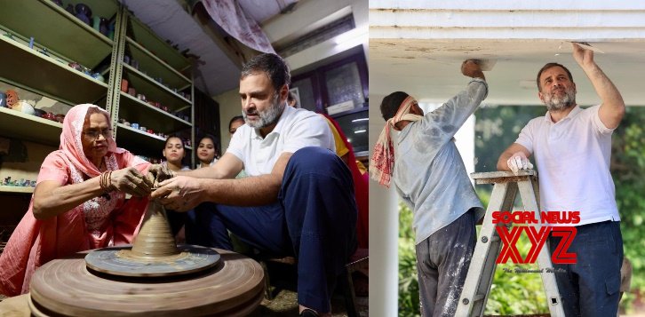 LoP Rahul Gandhi shares special Diwali moments with painters, potter family