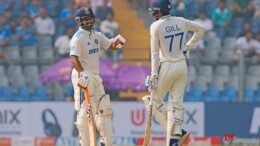 Mumbai: India's Rishab Pant and Shubman Gill during the second day of the third cricket test match between India and New Zealand at Wankhede Stadium in Mumbai on Saturday, November 2, 2024. (Photo: IANS/@BCCI)