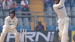 Mumbai: India's Shubman Gill plays a shot during the second day of the third cricket test match between India and New Zealand at Wankhede Stadium in Mumbai on Saturday, November 2, 2024. (Photo: IANS/@BCCI)