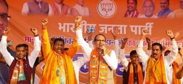 Khunti: Union Minister Shivraj Singh Chouhan attends a public meeting in support of BJP candidate Koche Munda in the Torpa Assembly Constituency, Khunti, on Sunday, November 3, 2024. (Photo: IANS)