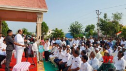 Baramati: Nationalist Congress Party (NCP) chief Sharad Pawar addresses an election rally in support of Mahavikas Aghadi candidate Yugendra Pawar from Baramati assembly constituency ahead of the Maharashtra assembly election in Shirsuphal, Baramati, on Tuesday, November 05, 2024. (Photo: IANS)