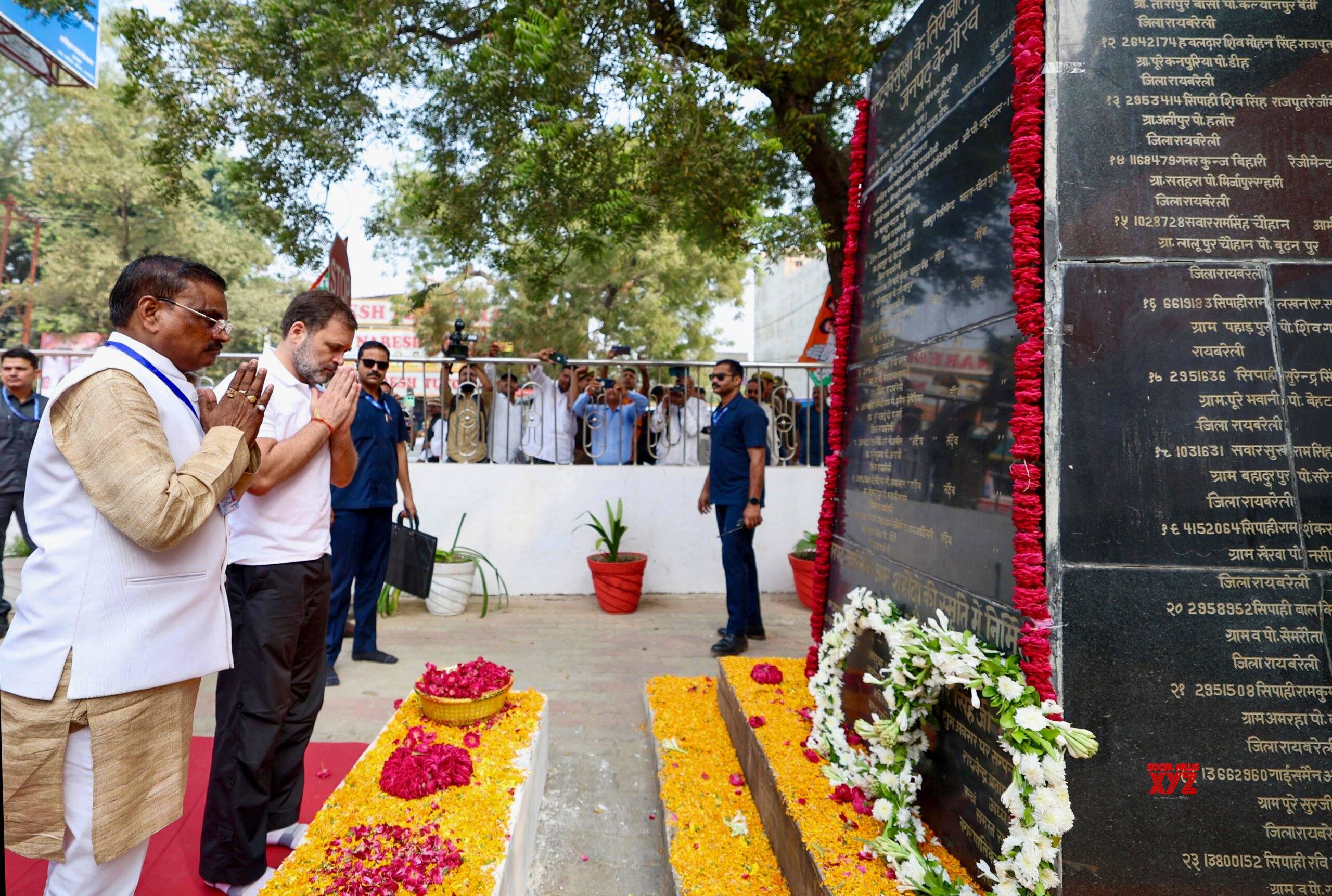 Raebareli: Lop Rahul Gandhi inauguró la recién construida Galería Shahid Chowk