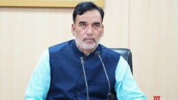 New Delhi: Delhi Environment Minister Gopal Rai chairs a meeting with the Union Agriculture Minister, Environment Minister, and Agriculture Ministers of Punjab, Haryana, and Uttar Pradesh to discuss measures in view of increasing pollution during winter, in New Delhi on Saturday, October 26, 2024. (Photo: IANS)