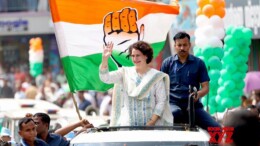 Wayanad: Congress General Secretary Priyanka Gandhi during her election campaign ahead of Wayanad by-polls elections in Wandoor, Wayanad  on Wednesday, November 6, 2024. (Photo: IANS)