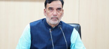 New Delhi: Delhi Environment Minister Gopal Rai chairs a meeting with the Union Agriculture Minister, Environment Minister, and Agriculture Ministers of Punjab, Haryana, and Uttar Pradesh to discuss measures in view of increasing pollution during winter, in New Delhi on Saturday, October 26, 2024. (Photo: IANS)