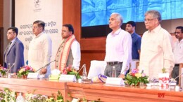 Bhubaneswar: Chief Minister of Odisha, Mohan Charan Majhi attends the 'Indian Civil Protection Code and Indian Judicial Code Awareness' program organized at Lok Seva Bhawan in Bhubaneswar  on Thursday, November 7, 2024. (Photo: IANS)