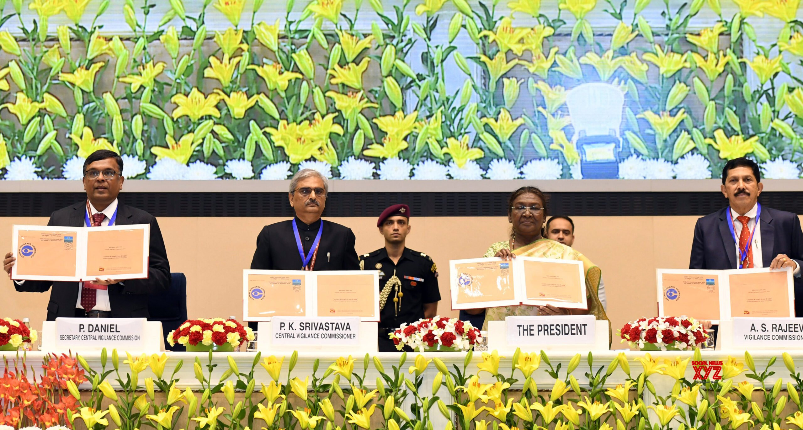 New Delhi: President Droupadi Murmu attends the Vigilance Awareness Week 2024 event #Gallery