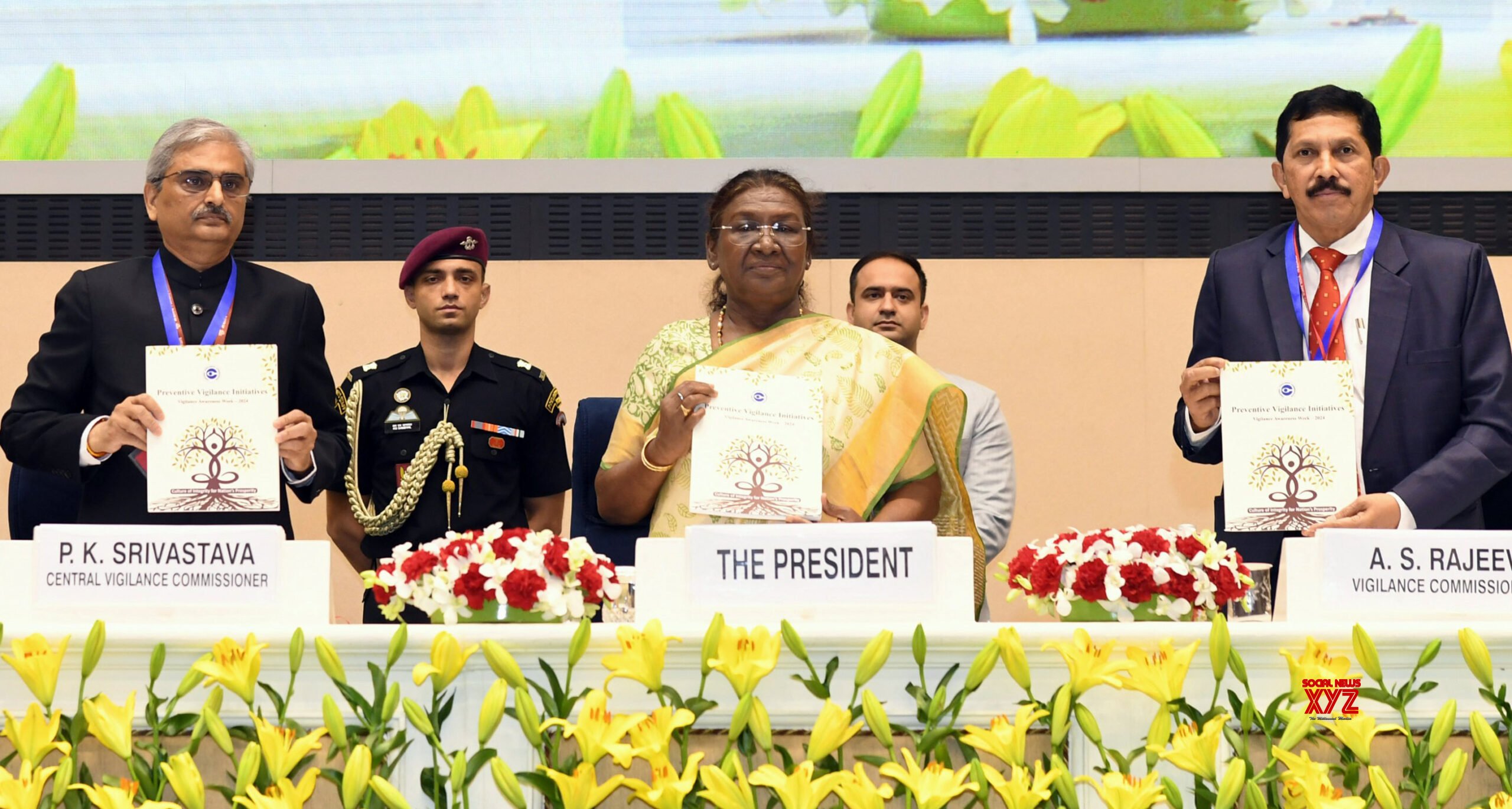 New Delhi: President Droupadi Murmu attends the Vigilance Awareness Week 2024 event #Gallery