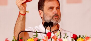 Jamshedpur: Congress leader and Leader of Opposition Rahul Gandhi addresses an election rally in support of party candidates Ajoy Kumar and Banna Gupta ahead of the Jharkhand Assembly polls in Jamshedpur on Saturday, November 9, 2024. (Photo: IANS)