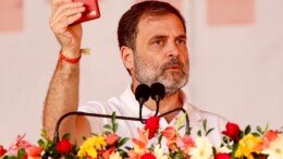 Jamshedpur: Congress leader and Leader of Opposition Rahul Gandhi addresses an election rally in support of party candidates Ajoy Kumar and Banna Gupta ahead of the Jharkhand Assembly polls in Jamshedpur on Saturday, November 9, 2024. (Photo: IANS)