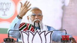 Gumla: Prime Minister Narendra Modi addresses an election rally for the Jharkhand Assembly polls in Gumla on Sunday, November 10, 2024. (Photo: IANS)