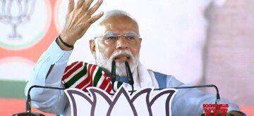 Gumla: Prime Minister Narendra Modi addresses an election rally for the Jharkhand Assembly polls in Gumla on Sunday, November 10, 2024. (Photo: IANS)