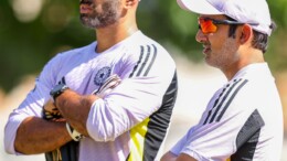 Perth: India's Head Coach Gautam Gambhir and Abhishek Nayar during a practice session ahead of the Border-Gavaskar Trophy 2024-25 series in Perth on Wednesday, November 13, 2024. (Photo: IANS/BCCI)