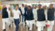 Jaipur: Congress leader and Leader of Opposition in Lok Sabha, Rahul Gandhi, is welcomed by former Rajasthan Chief Minister Ashok Gehlot upon his arrival in Jaipur #Gallery