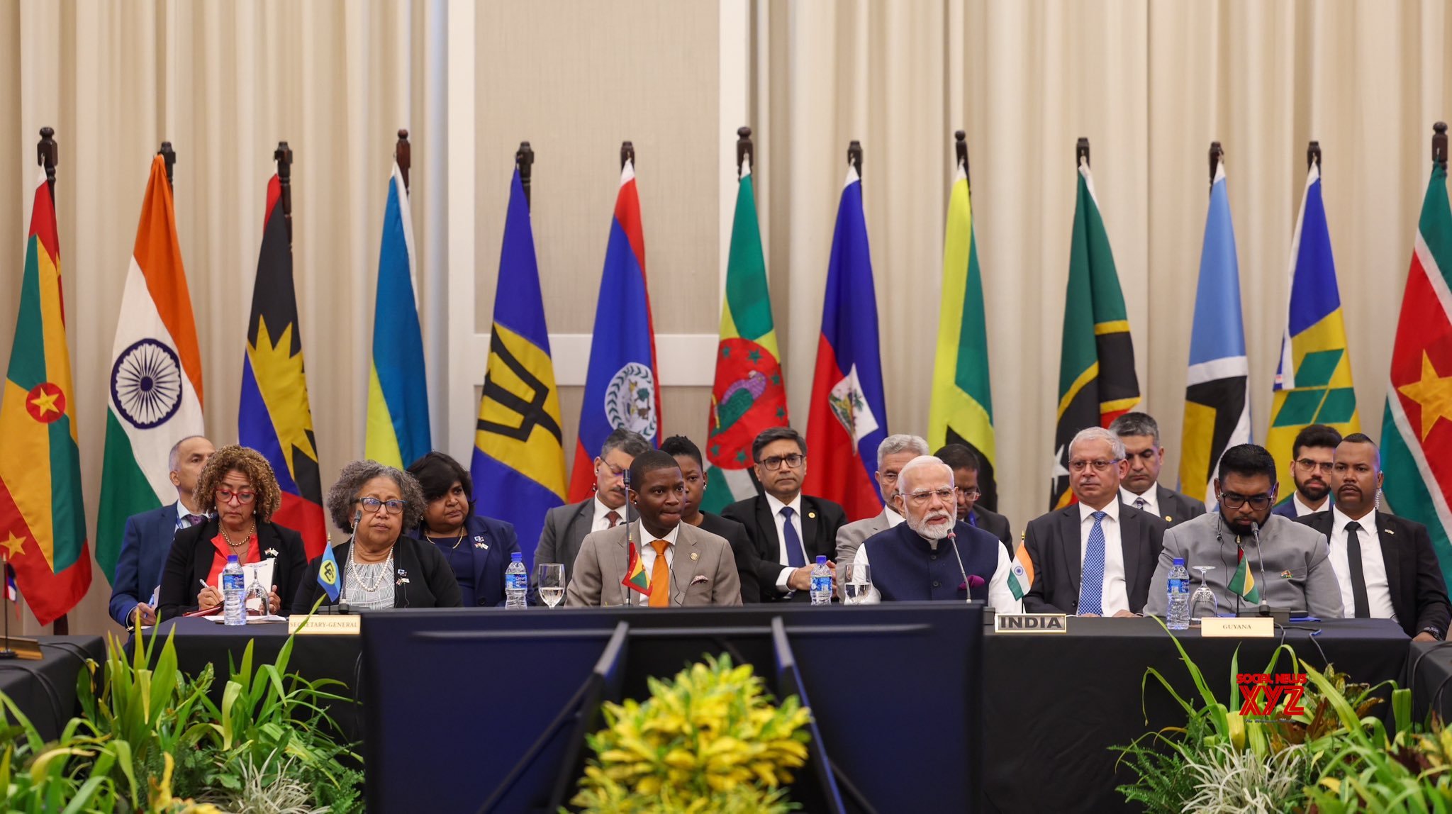 CARICOM leaders thank PM Modi for putting concerns of their nations on world's agenda as voice of Global South