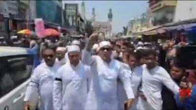 Anti-Pakistan protests after Friday prayers in Hyderabad