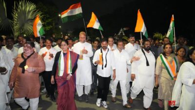 Telangana CM leads candlelight rally to condemn Pahalgam terror attack